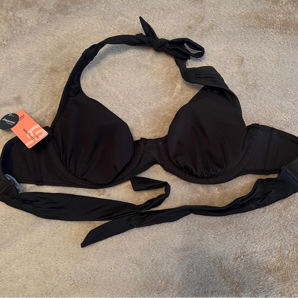 Shapermint essentials Full Coverage Halter Bikini Top Medium - Picture 3 of 4